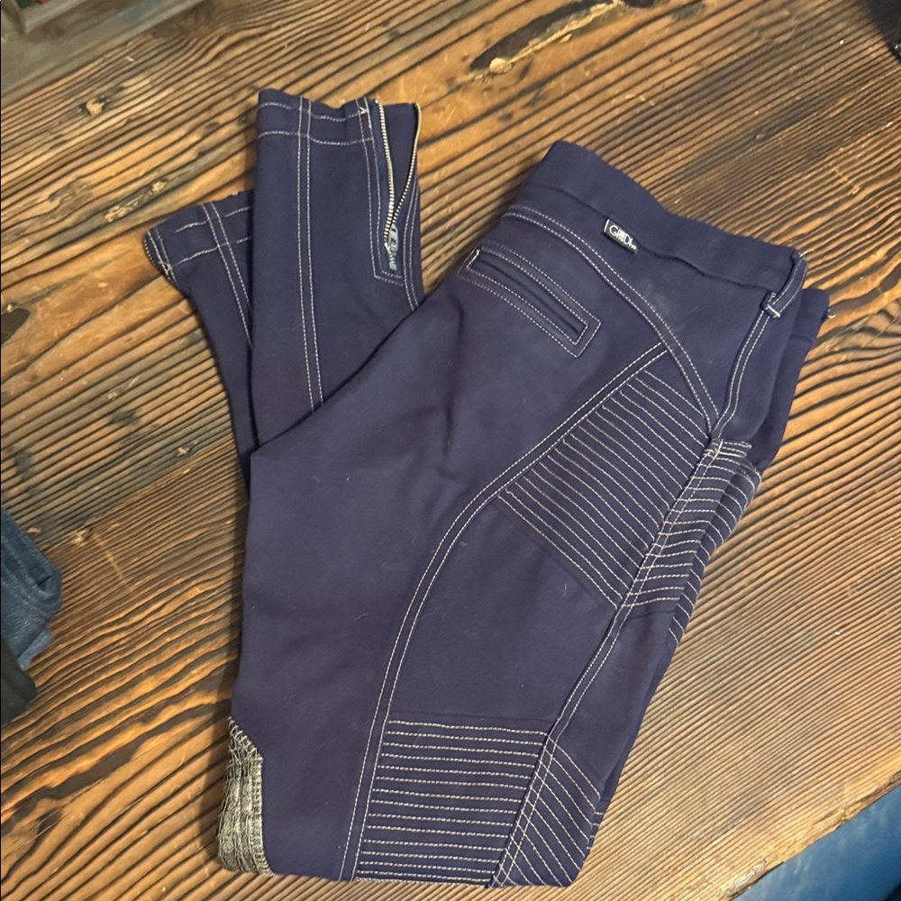 Ghodho riding breeches, navy blue
